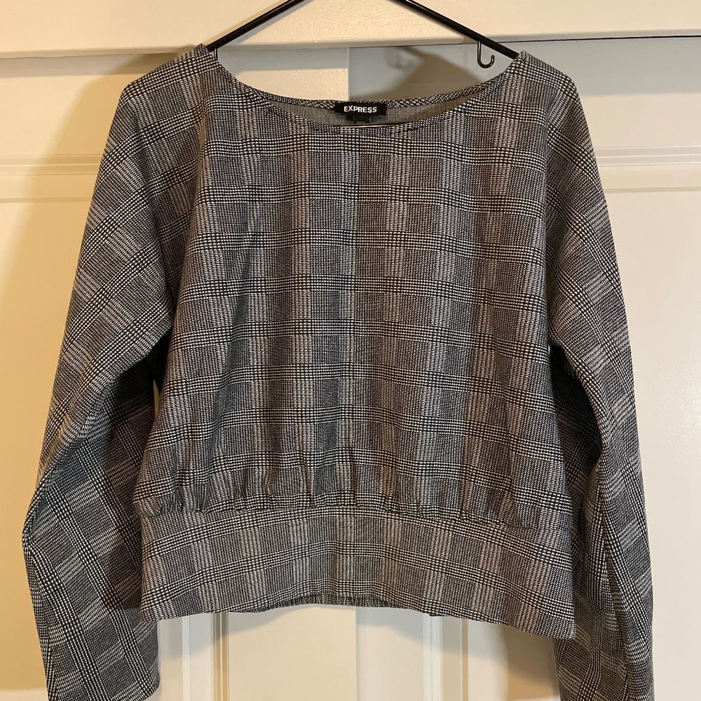 Express Gray Top